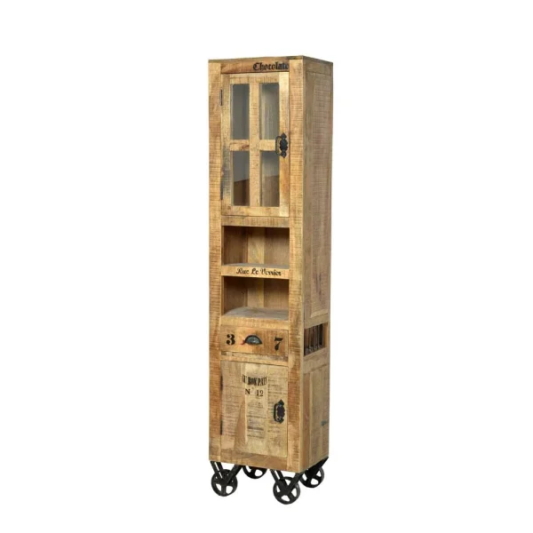 Hochschrank Indri Mit Rollen 1