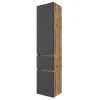 Hoher Badezimmer Seitenschrank Zweifarbig – Athrin 20