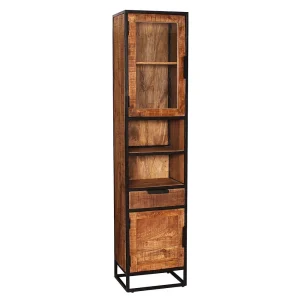 Industrial Bad Hochschrank Aus Holz – Evradon 10