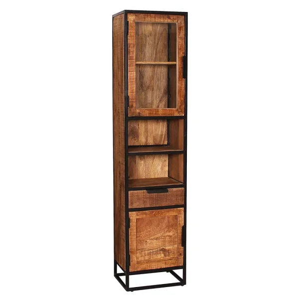 Industrial Bad Hochschrank Aus Holz – Evradon 3