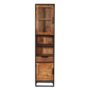 Industrial Bad Hochschrank Aus Holz – Evradon 12