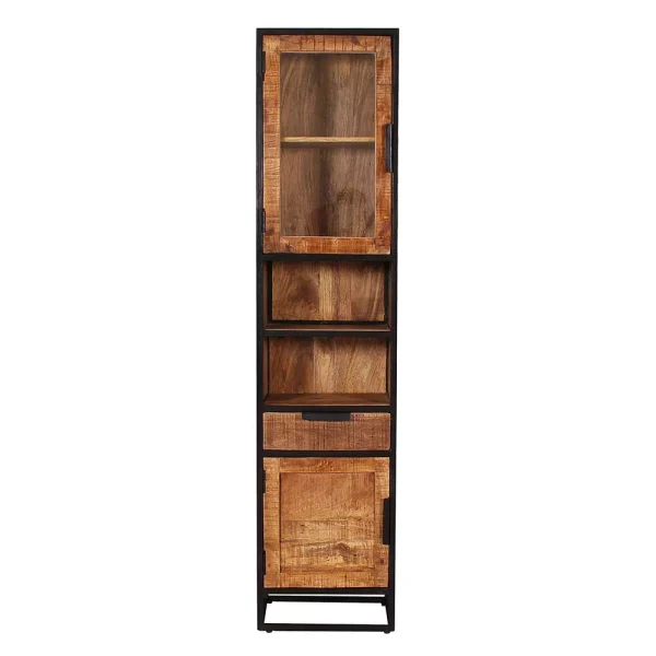 Industrial Bad Hochschrank Aus Holz – Evradon 4