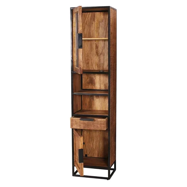Industrial Bad Hochschrank Aus Holz – Evradon 5