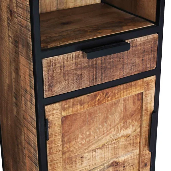 Industrial Bad Hochschrank Aus Holz – Evradon 6