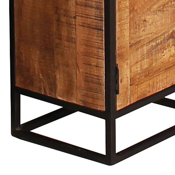 Industrial Bad Hochschrank Aus Holz – Evradon 7