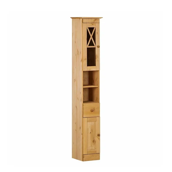 Landhaus Badschrank Aus Kiefer Gebeizt Geölt – Garecio 4