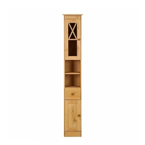 Landhaus Badschrank Aus Kiefer Gebeizt Geölt – Garecio 14
