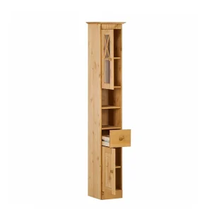 Landhaus Badschrank Aus Kiefer Gebeizt Geölt – Garecio 18