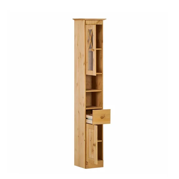 Landhaus Badschrank Aus Kiefer Gebeizt Geölt – Garecio 7