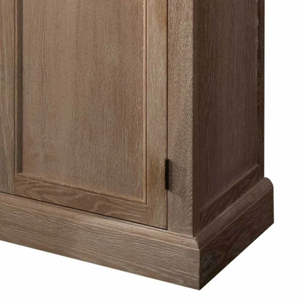 Landhausstil-Hochschrank Vish In Eiche Bianco 4