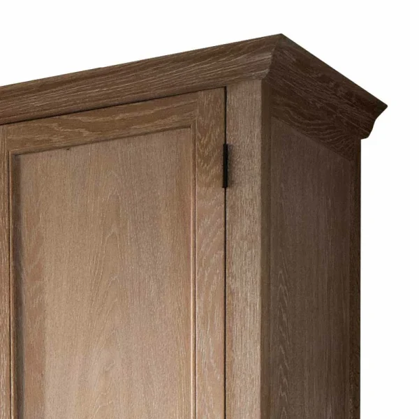 Landhausstil-Hochschrank Vish In Eiche Bianco 6