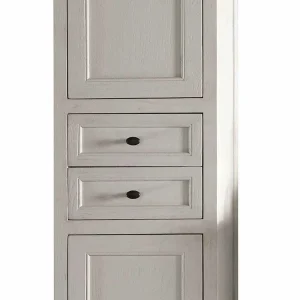Massivholz Badschrank In Weiß Soilhull Aus Eiche 13
