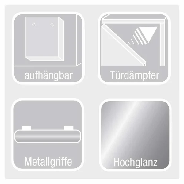 Midi Badschrank Badajoz Hängend 6