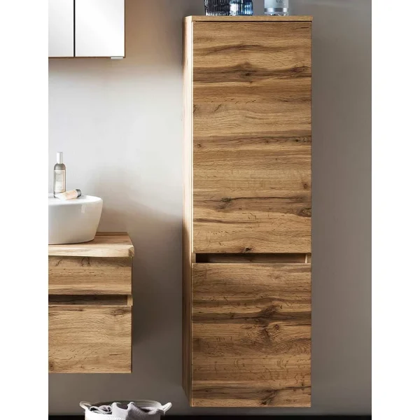 Midi Badschrank In Holzoptik Wildeiche – Drumias 3