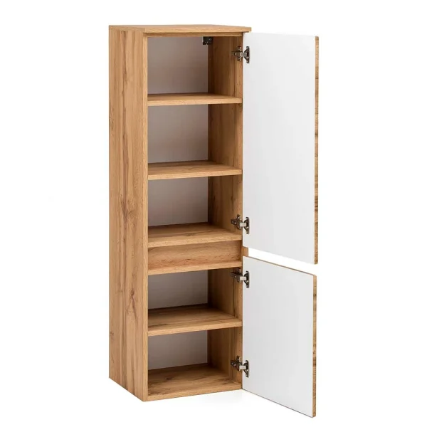 Midi Badschrank In Holzoptik Wildeiche – Drumias 4