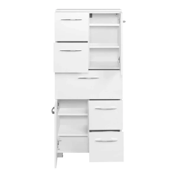 Midibadschrank In Weiß – Lartemo 4