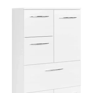 Midibadschrank In Weiß – Lartemo 13