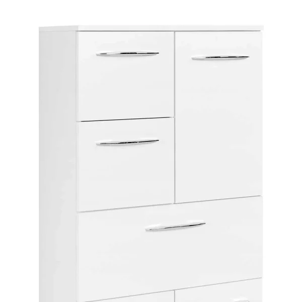 Midibadschrank In Weiß – Lartemo 5
