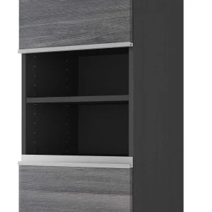 Moderner Bad Hochschrank In Eiche Grau – Nitusa 16