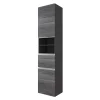 Moderner Bad Hochschrank In Eiche Grau – Nitusa 22