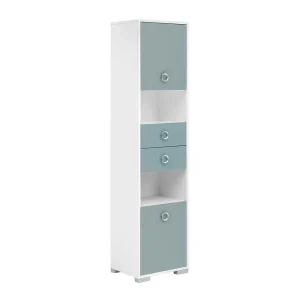 Moderner Bad Hochschrank In Hellem Blau – Greina 12