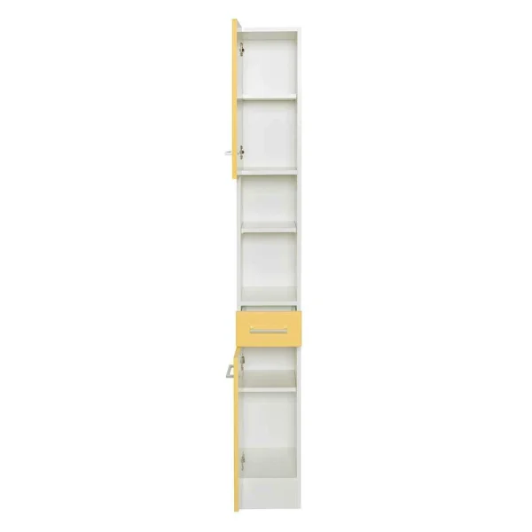 Moderner Badezimmer Hochschrank In Gelb – Envilia 4