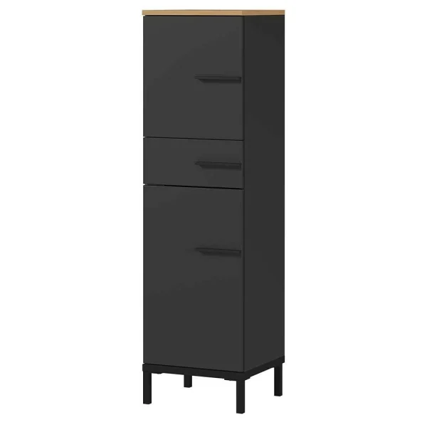 Moderner Badezimmerschrank 125 Cm Hoch – Lucrino 1