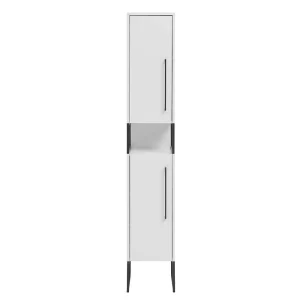 Moderner Badhochschrank In Weiß & Anthrazit – Ismilav 10