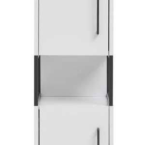 Moderner Badhochschrank In Weiß & Anthrazit – Ismilav 14