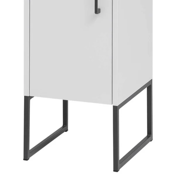 Moderner Badhochschrank In Weiß & Anthrazit – Ismilav 6