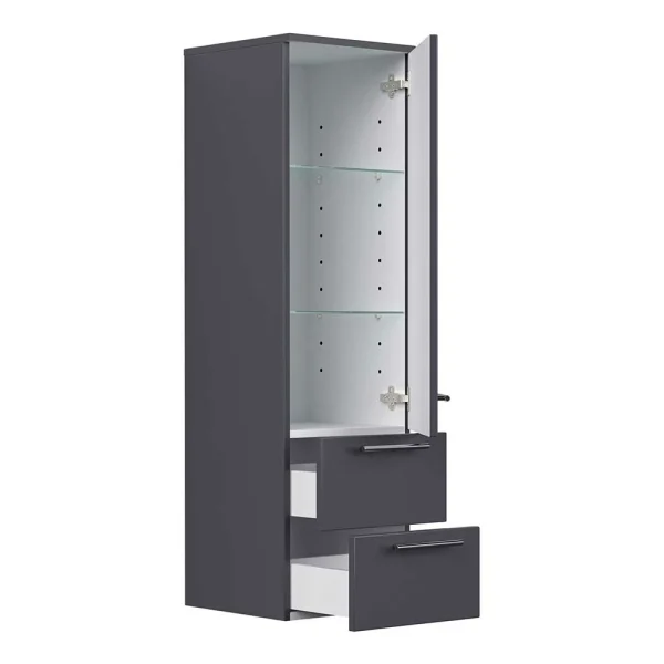 Moderner Wandmontage Badschrank In Anthrazit – Vingos 4
