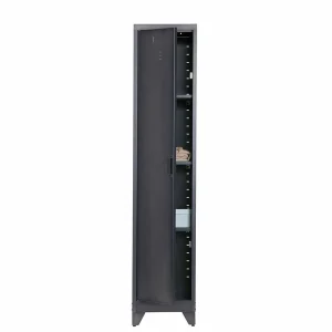Schwarzer Metallspind Pascan Im Loft Design 12