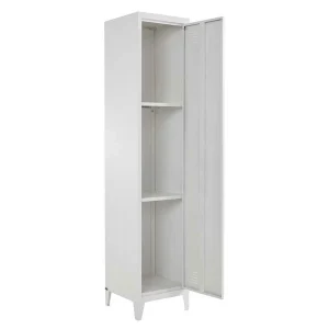 Spind-Design Schrank In Weiß – Montpa 12