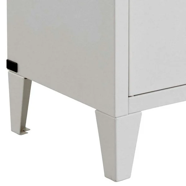 Spind-Design Schrank In Weiß – Montpa 5