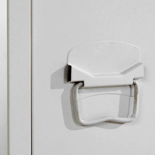 Spind-Design Schrank In Weiß – Montpa 6