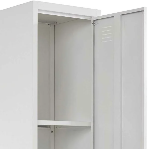Spind-Design Schrank In Weiß – Montpa 7