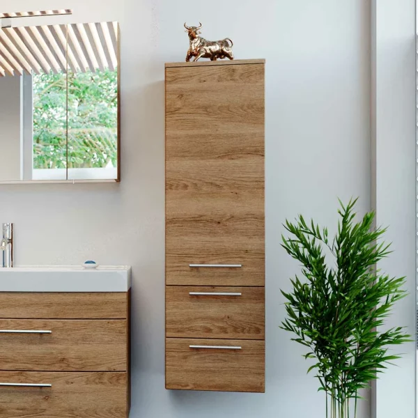 Stauraum Schrank Bunai Für Badezimmer 40x135cm 3