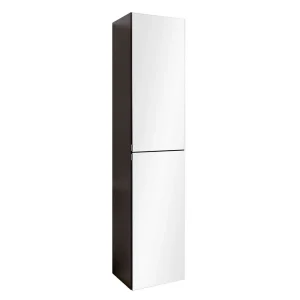 Verspiegelter Badschrank 2-türig Mladen Mit Korpus Dunkelgrau 7