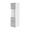 Wand Badschrank In Hellem Beton Grau Dekor – Rinessa II 22