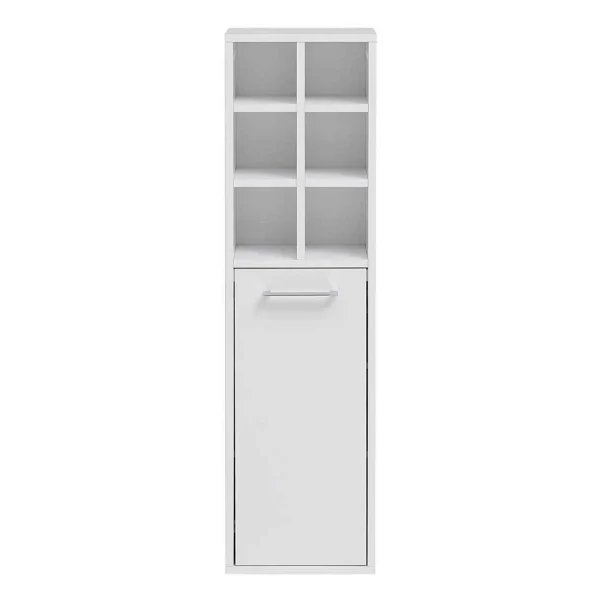 Weißer Bad Hängeschrank 31x116x22 Cm – Ulviza 3