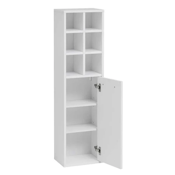 Weißer Bad Hängeschrank 31x116x22 Cm – Ulviza 4