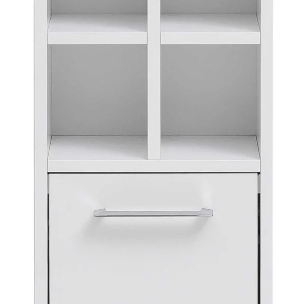Weißer Bad Hängeschrank 31x116x22 Cm – Ulviza 5