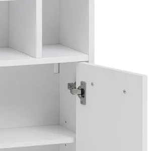 Weißer Bad Hängeschrank 31x116x22 Cm – Ulviza 16