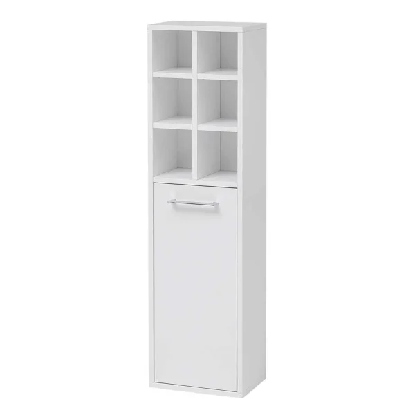 Weißer Bad Hängeschrank 31x116x22 Cm – Ulviza 1