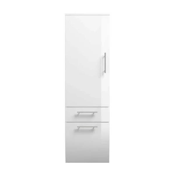 Weißer Bad Hängeschrank Klaudios Im Hochformat 40x135cm 6