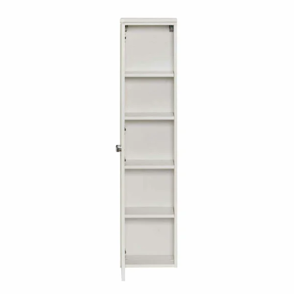 Weißer Badezimmerschrank Hängend Coree 130 Cm Hoch 4