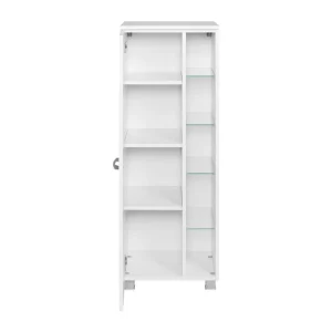 Weißer Badschrank 45 Cm Breit – Lartemo 11