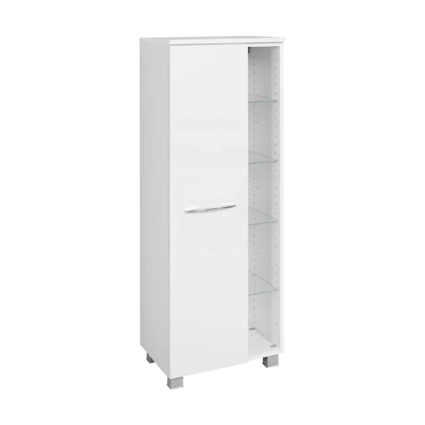 Weißer Badschrank 45 Cm Breit – Lartemo 1