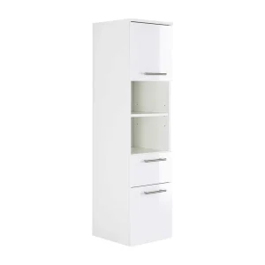 Weißer Hochglanz Badschrank Für Die Wand – Sondava I 10