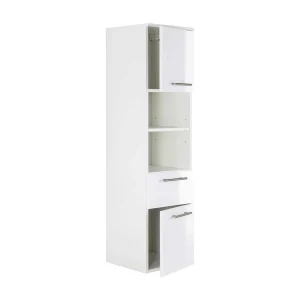 Weißer Hochglanz Badschrank Für Die Wand – Sondava I 14
